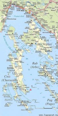 de eilanden Krk, Cres en Losinj